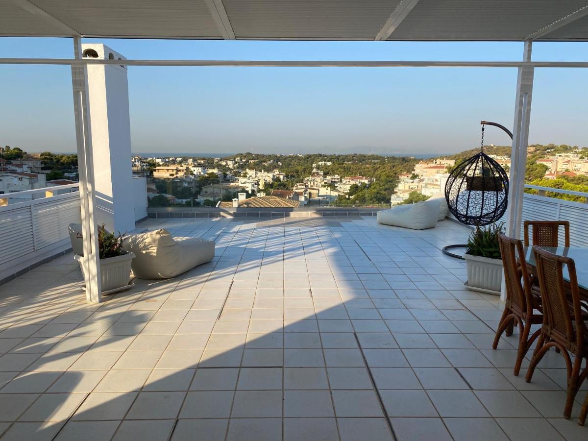 Villasonboard Vouliagmeni Penthouse Veranda Sea-View & Beach Athen Eksteriør billede