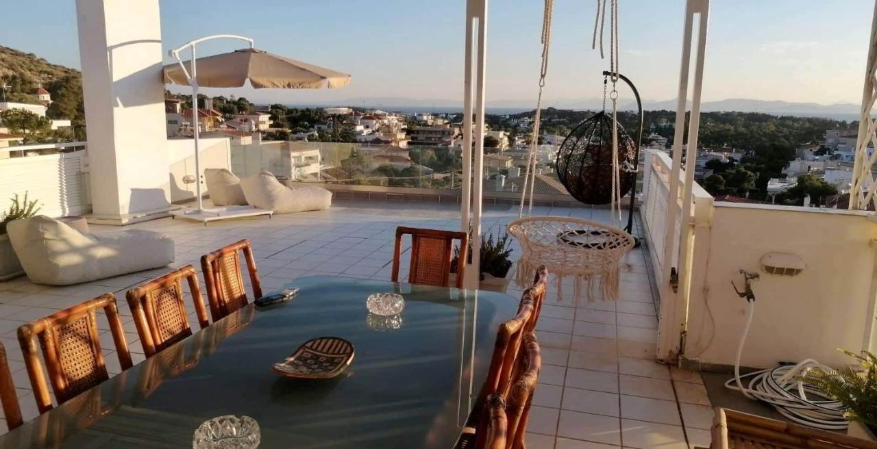 Villasonboard Vouliagmeni Penthouse Veranda Sea-View & Beach Athen Eksteriør billede